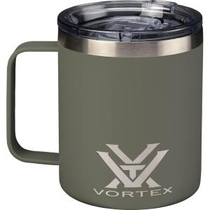 Vortex Insulated 12oz Mugs – Double Wall Vacuum Insulated, BPA Free, No Sweat Design, Removable & Cleanable Gasket On Lid, Splash Proof Lid – Unlimited, Unconditional Warranty(Lichen)