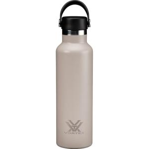 Vortex Insulated 21oz Water Bottles – Double Wall Vacuum Insulated, BPA Free, No Sweat Design, No Sweat Design, Removable & Cleanable Gasket On Lid – Unlimited, Unconditional Warranty(Tan)