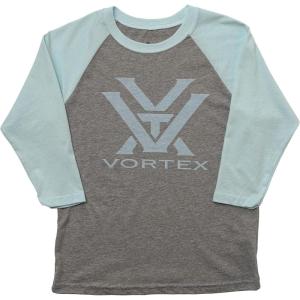 Vortex Kid’s Long Sleeve Logo T-Shirts(Ice Blue)