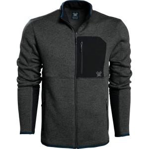 Vortex Men’s Anchor Point Fleece Full Zip Jackets(Grey Heather)