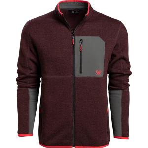 Vortex Men’s Anchor Point Fleece Full Zip Jackets(Rich Mahogany)
