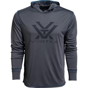 Vortex Men’s Sun Slayer Hoodies – UPF 50, Moisture-Wicking, Stretch Fabric(Turbulence)
