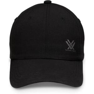 Vortex Womens Casual Everyday Classic Nylon UPF Sun Protection Performance Cap Hat(Black)