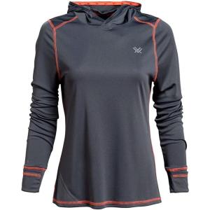 Vortex womens Women’s Sun Slayer Moisture-wicking 50+ Upf Sun-protective High-performance Polyester Hoodie(Turbulence)