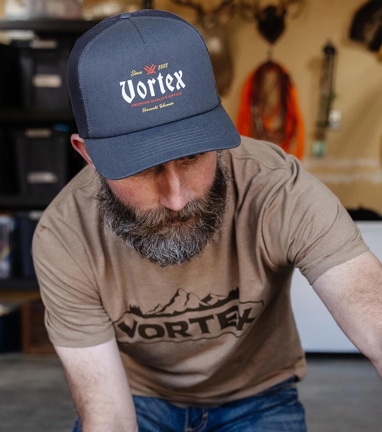 image:imageVortex Mens Peakline Short Sleeve TShirtsCoyote Heather