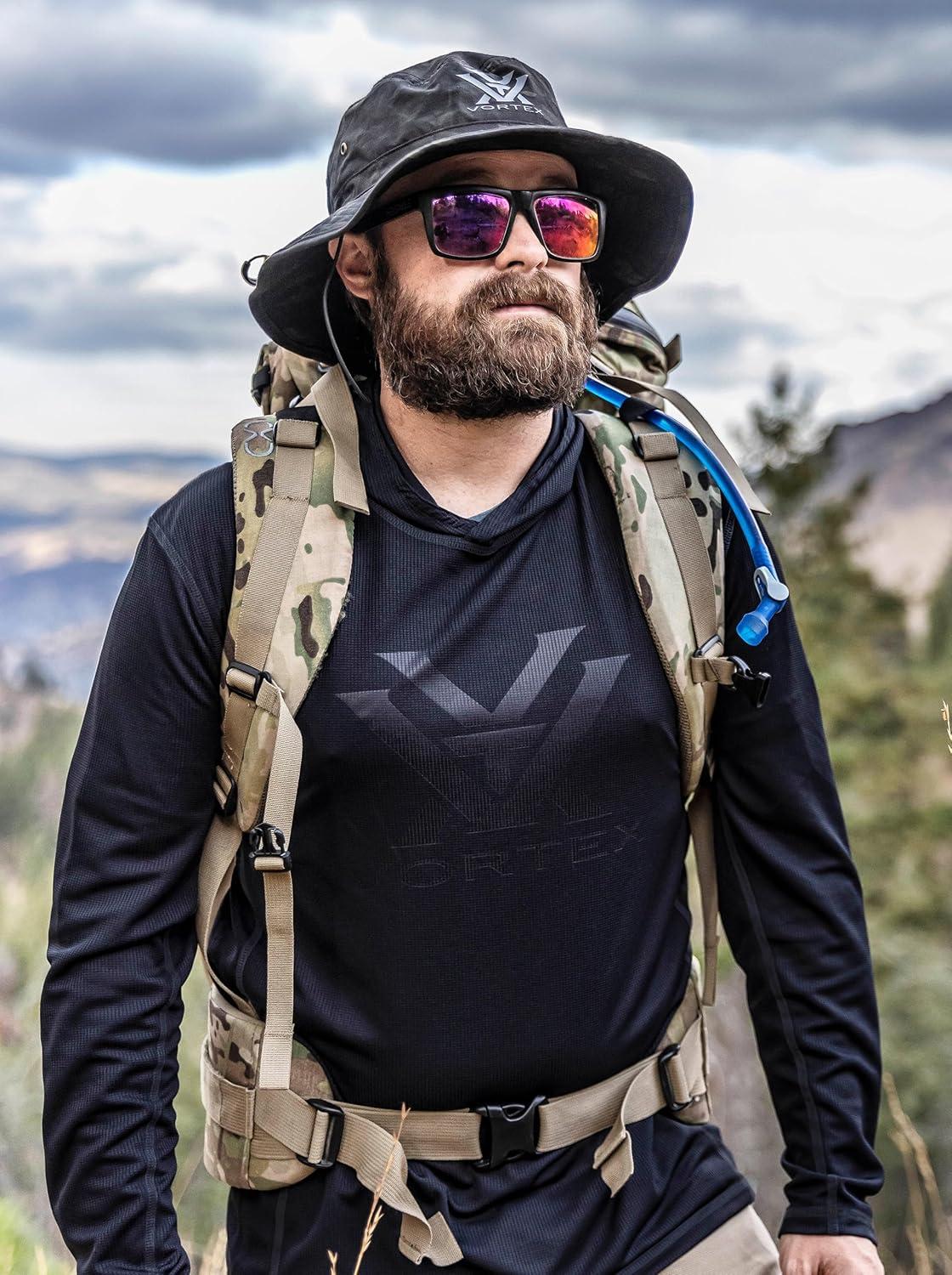 image:imageVortex Mens Performance Grid HoodiesBlack