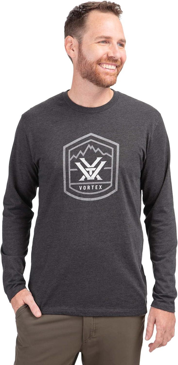 image:imageVortex Mens Total Ascent Long Sleeve TShirtsCharcoal