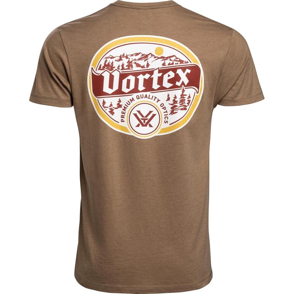 image:imageVortex Mens Alpine Continental Short Sleeve TShirtsCoyote Heather