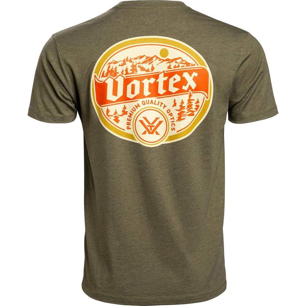 image:imageVortex Mens Alpine Continental Short Sleeve TShirtsMilitary Heather