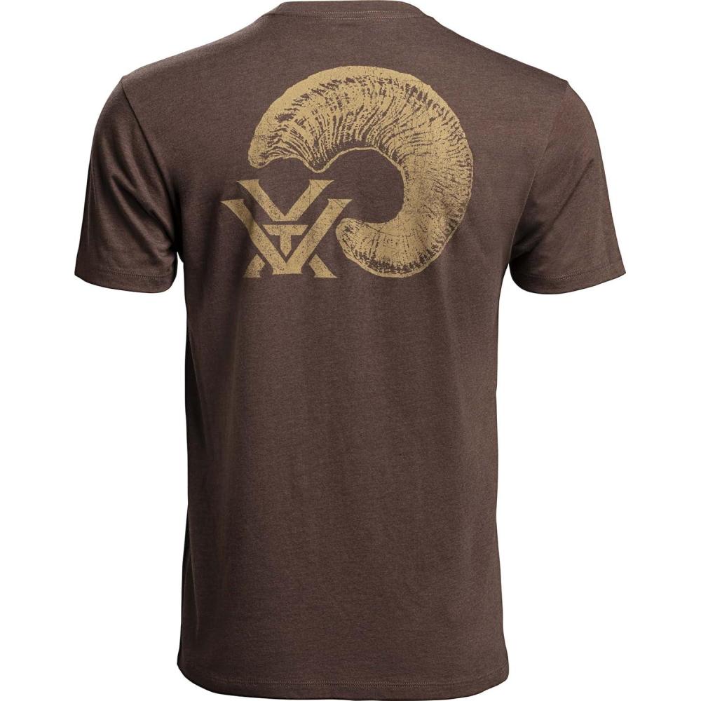 image:imageVortex Mens Counting Sheep Short Sleeve TShirtsBrown Heather
