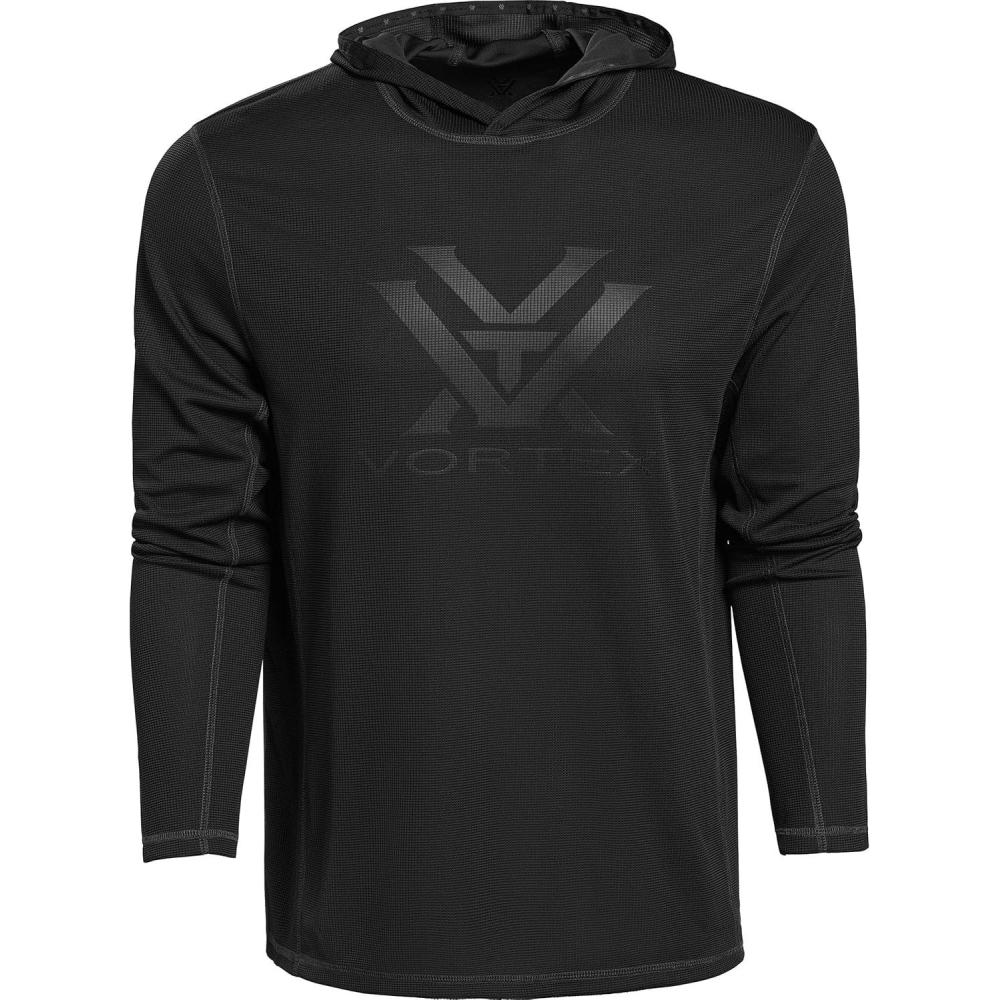 image:imageVortex Mens Performance Grid HoodiesBlack