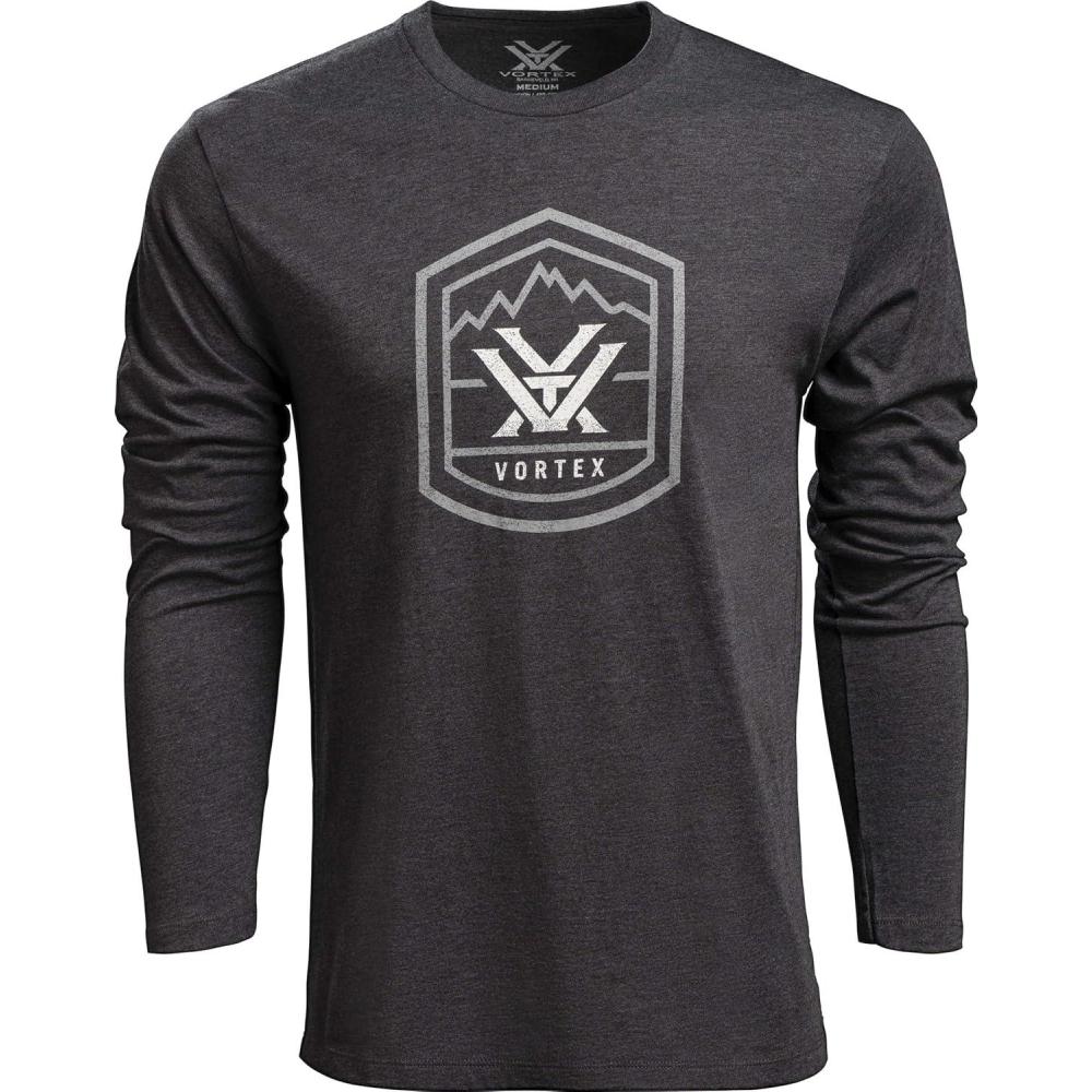 image:imageVortex Mens Total Ascent Long Sleeve TShirtsCharcoal