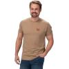 Vortex Men’s Alpine Continental Short Sleeve T-Shirts(Coyote Heather)