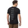 Vortex Men’s Cartridge Contrast Short Sleeve T-Shirts(Black)