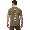 Vortex Men’s Cartridge Contrast Short Sleeve T-Shirts(Military Heather)