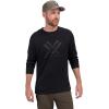 Vortex Men’s Core Logo Performance Grid Long Sleeve Shirts(Black)