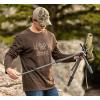 Vortex Men’s Full-Tine Performance Grid Long Sleeve Shirts(Morel)