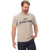 Vortex Men’s High Adventure Short Sleeve T-Shirts(Oatmeal)