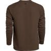 Vortex Men’s Outland Heavyweight Long Sleeve Pocket T-Shirts(Dark Brown)