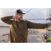 Vortex Men’s Outland Heavyweight Long Sleeve Pocket T-Shirts(Dark Olive)
