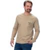 Vortex Men’s Outland Heavyweight Long Sleeve Pocket T-Shirts(Tan)