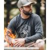 Vortex Men’s Total Ascent Long Sleeve T-Shirts(Charcoal)