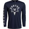Vortex Men’s Antler Envy Long Sleeve T-Shirts(Navy Heather)