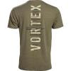 Vortex Men’s Cartridge Contrast Short Sleeve T-Shirts(Military Heather)