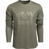 Vortex Men’s Full-Tine Performance Grid Long Sleeve Shirts(Deep Lichen)