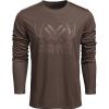 Vortex Men’s Full-Tine Performance Grid Long Sleeve Shirts(Morel)