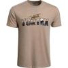 Vortex Men’s High Adventure Short Sleeve T-Shirts(Oatmeal)
