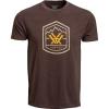 Vortex Men’s Total Ascent Short Sleeve T-Shirts(Brown Heather)