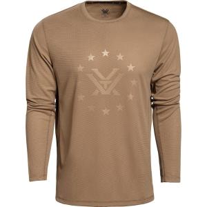 Vortex Men’s 13 Star Performance Grid Long Sleeve Shirts(Kelp Brown)