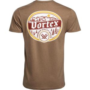 Vortex Men’s Alpine Continental Short Sleeve T-Shirts(Coyote Heather)