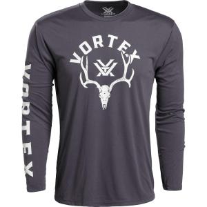 Vortex Men’s Antler Envy Long Sleeve T-Shirts(Charcoal)