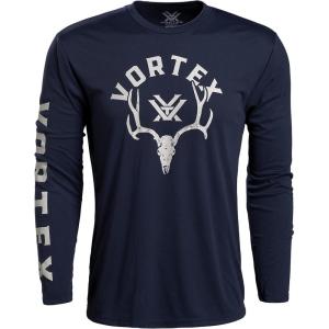 Vortex Men’s Antler Envy Long Sleeve T-Shirts(Navy Heather)
