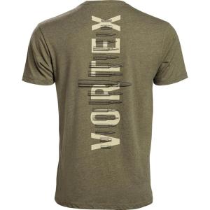 Vortex Men’s Cartridge Contrast Short Sleeve T-Shirts(Military Heather)