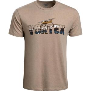 Vortex Men’s High Adventure Short Sleeve T-Shirts(Oatmeal)