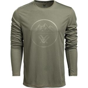 Vortex Men’s Three Peaks Performance Grid Long Sleeve Shirts(Deep Lichen)