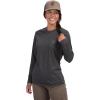 Vortex Women’s Meridian Mountain Long Sleeve T-Shirts(Charcoal Heather)