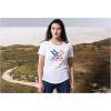 Vortex Women’s Stars and Stripes Short Sleeve Shirts(White)