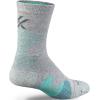 Vortex womens Outdoor Hunting Quick Dry Pursuit Trail Stay Active Socks(Gray Heather / Aqua)