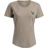 Vortex Women’s Mountain Diamond Short Sleeve T-Shirts(Oatmeal)