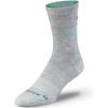 Vortex womens Outdoor Hunting Quick Dry Pursuit Trail Stay Active Socks(Gray Heather / Aqua)