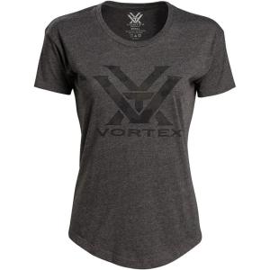 Vortex Women’s Camo Logo Short Sleeve Shirts(Charcoal Heather)