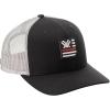 Vortex Salute Patch Snap Back Cap – Includes Thin Red Line, Thin Blue Line & Thin Green Line Patches(Black)