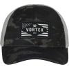 Vortex Rank and File Snapback Caps(Black Camo)