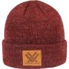Vortex Unisex Northern Pass Cold Weather Beanies – One Size Fits Most(Red Heather)