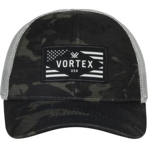Vortex Rank and File Snapback Caps(Black Camo)