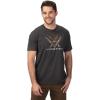 Vortex Men’s Turkey Core Logo Short Sleeve T-Shirts(Charcoal Heather)